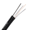 1 Core FTTH Drop Fiber Optic Cable GJYXCH مع سترة ماسنجر من الأسلاك الفولاذية LSZH