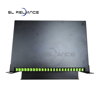 2U ODF Fiber Optical Patch Panel Rack Cabinet 48port 96Core SC APC Patch Panel
