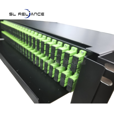 2U ODF Fiber Optical Patch Panel Rack Cabinet 48port 96Core SC APC Patch Panel